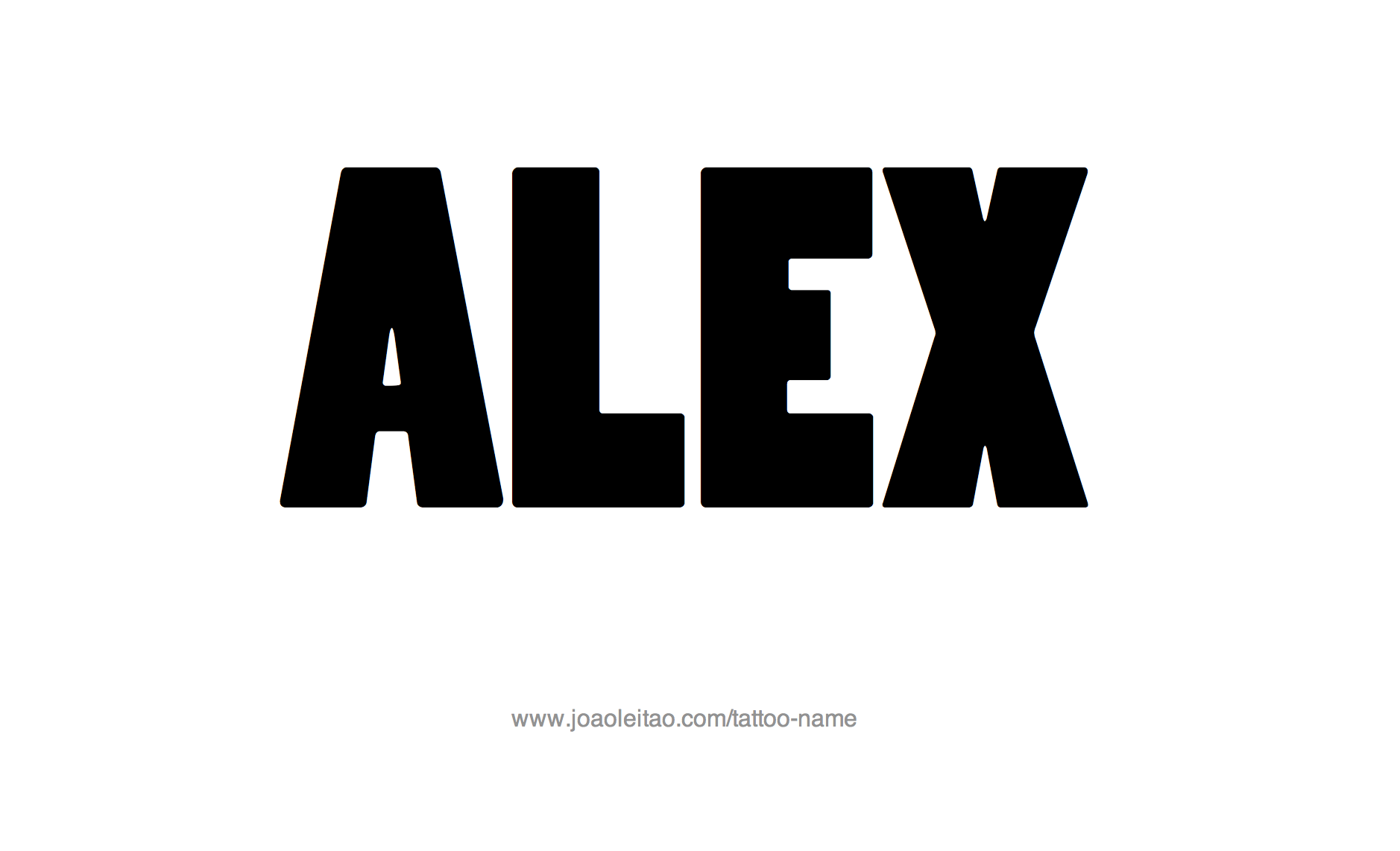 alex-name-tattoo-designs